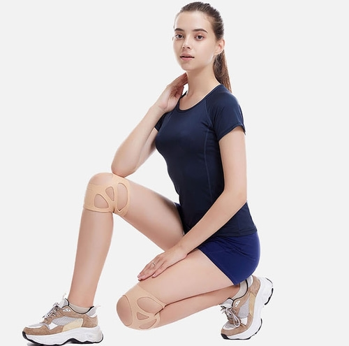[와이사니] 근이통상 고탄성 인대형 실리콘 무릎보호대 1P